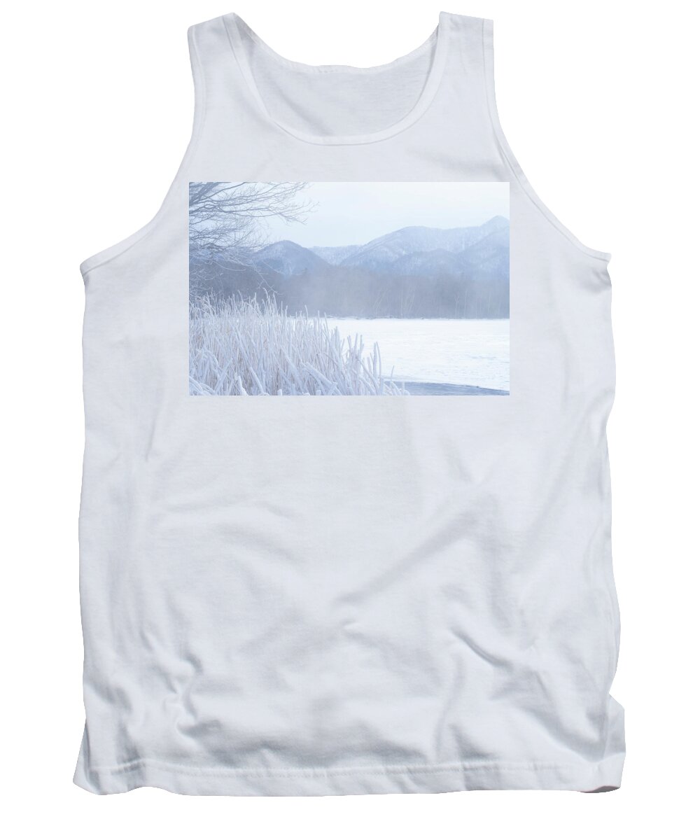 Winter Tank Top featuring the photograph Winter Landscape of Japan #1 by Kiran Joshi
