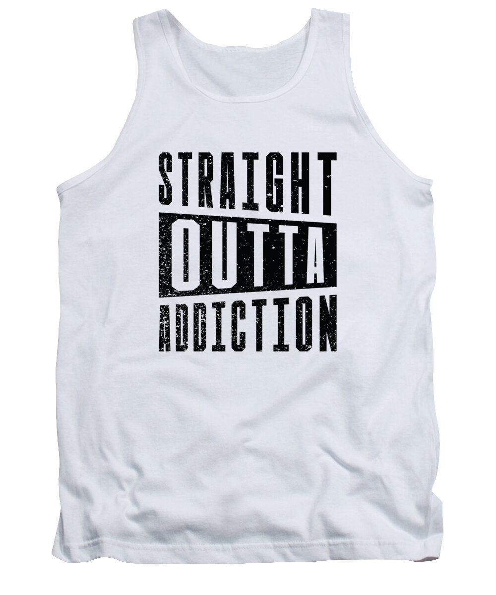 Addiction Tank Top featuring the digital art Addiction Recovery Warriors Awareness Patients #2 by Toms Tee Store