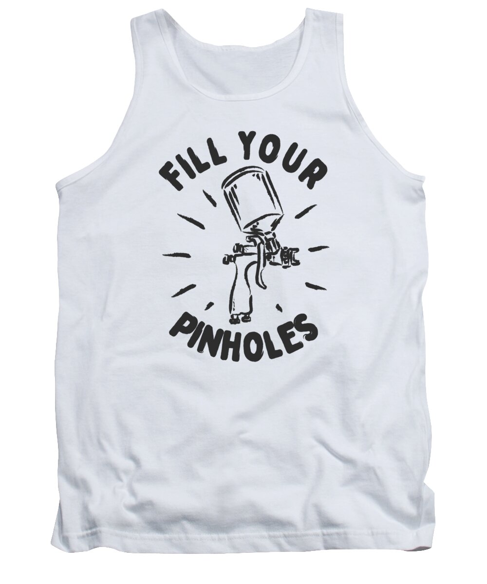 Auto Body Painter Tank Top featuring the digital art Auto Body Painter Spray Painter Car Automotive #3 by Toms Tee Store