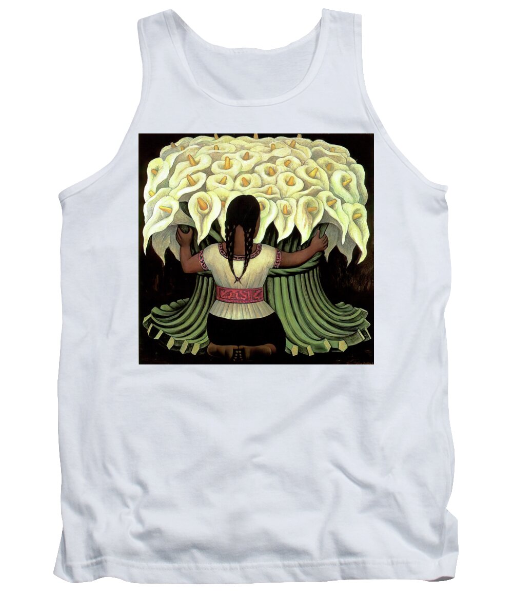 Flower Day Tank Top featuring the photograph Flower Day #3 by Diego Rivera