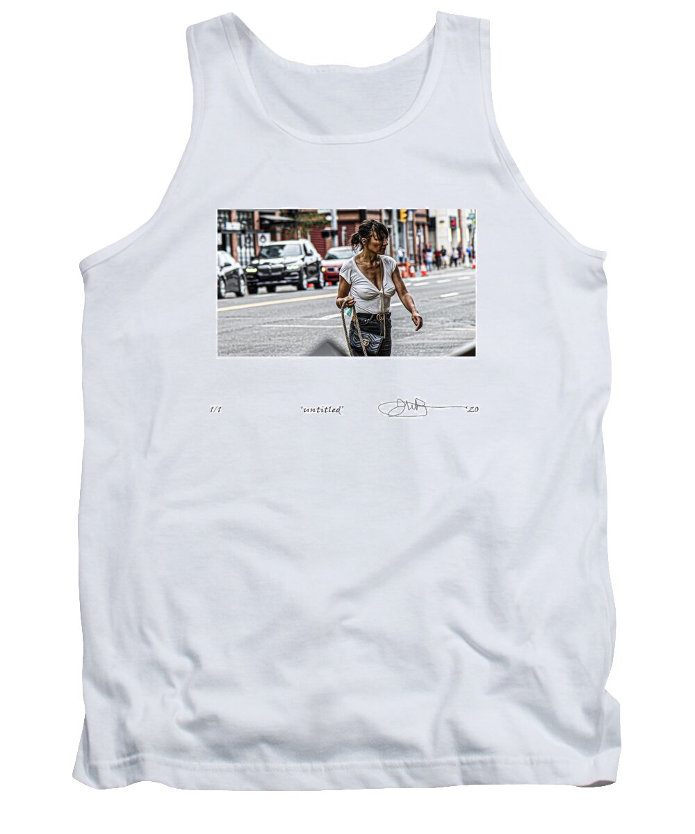 Signed Limited Edition Of 10 Tank Top featuring the digital art 32 by Jerald Blackstock