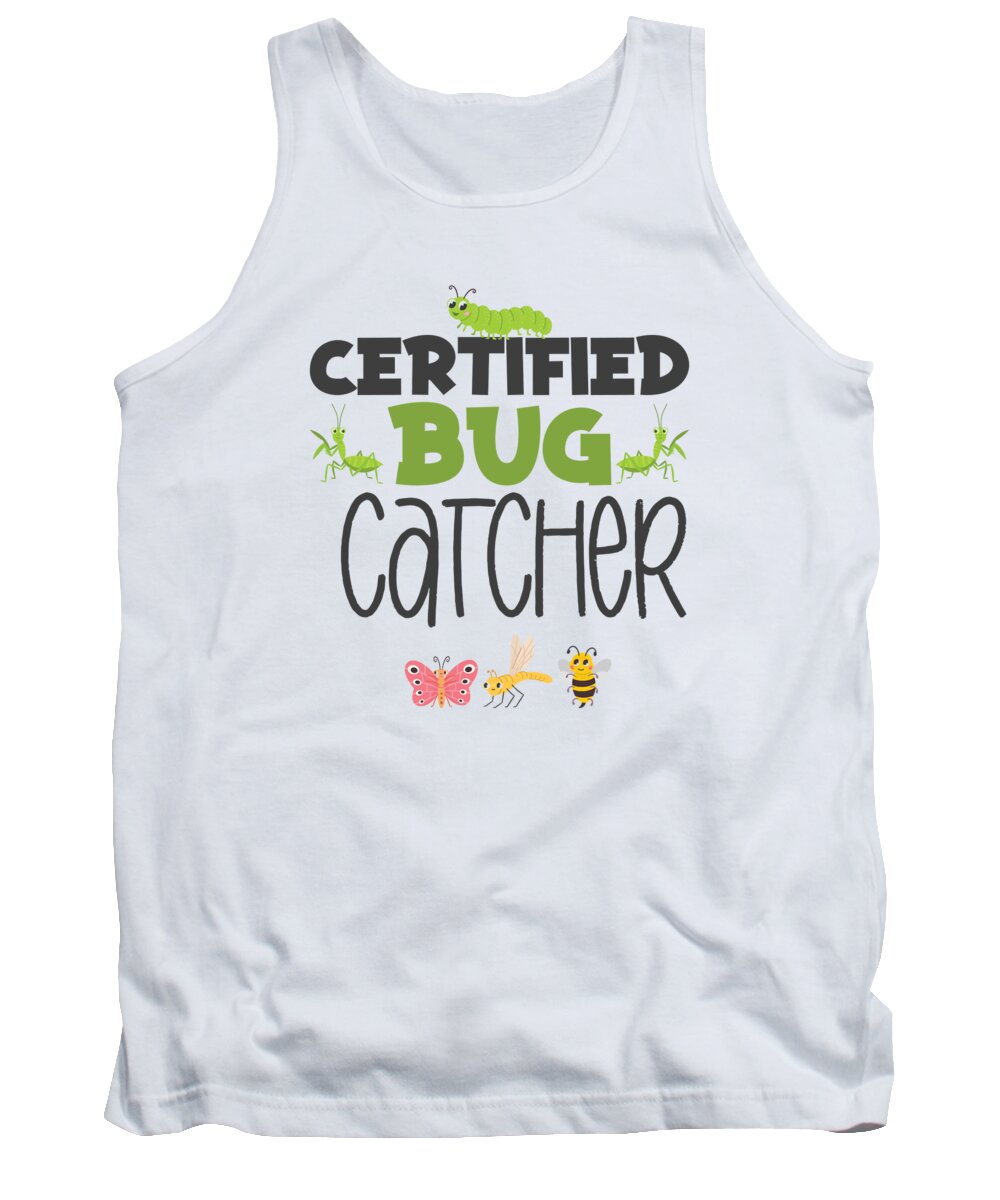 Insects Tank Top featuring the digital art Insects Bug Catcher Bug Entomologist Arthropod #4 by Toms Tee Store