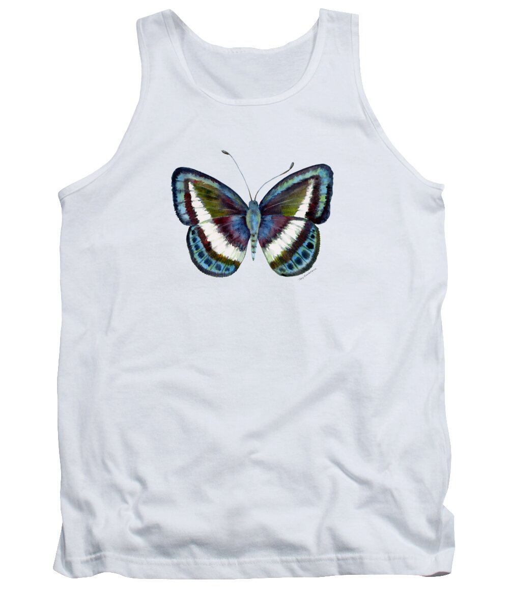 Danis Tank Top featuring the painting 40 Danis Danis Butterfly by Amy Kirkpatrick