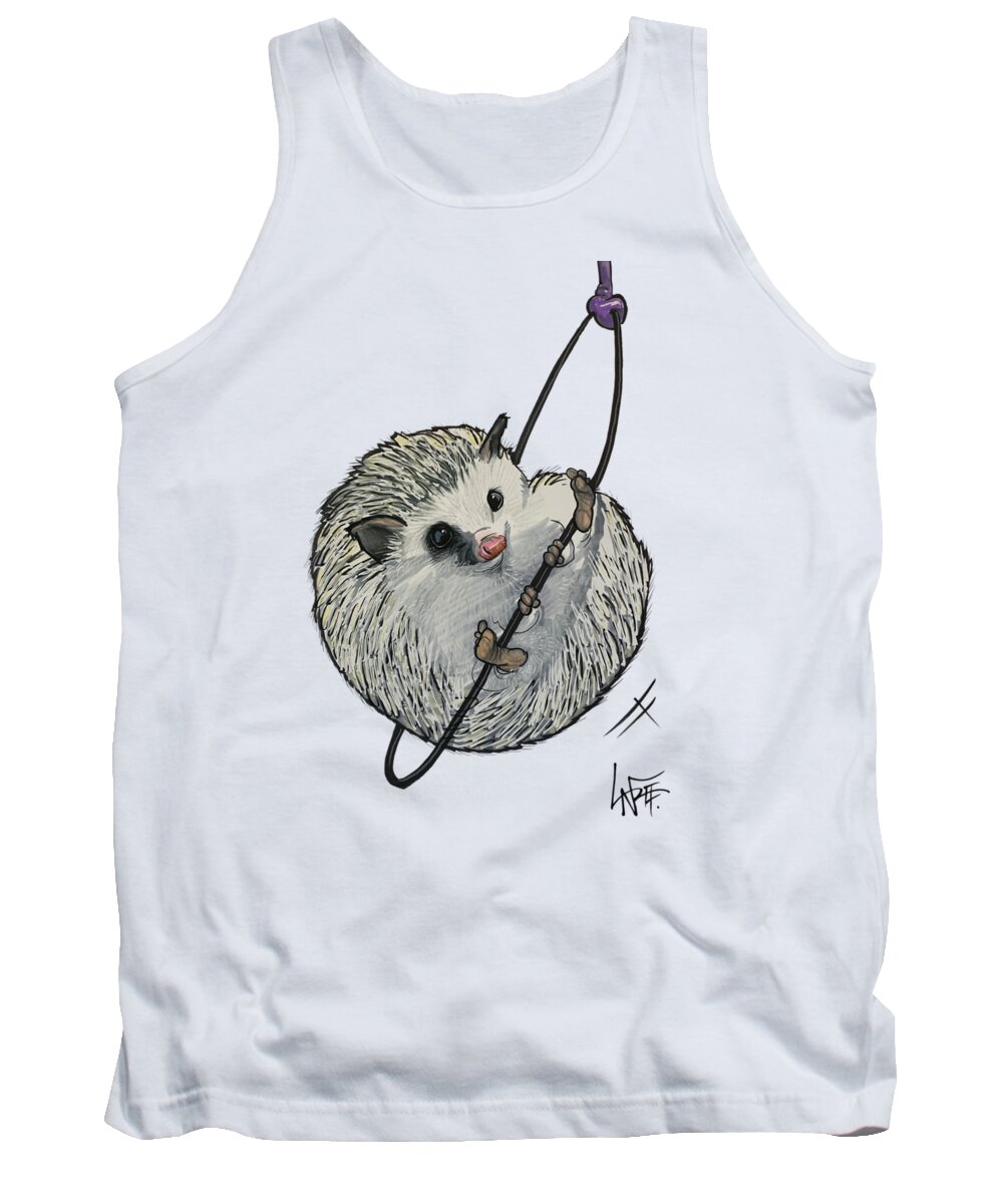 Ramcke Tank Top featuring the drawing 5322 Ramcke by Canine Caricatures By John LaFree