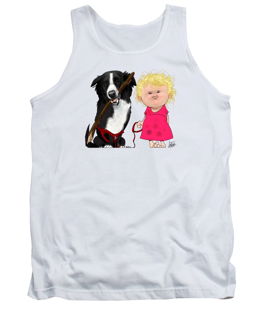 5785 Tank Top featuring the photograph 5785 Gay by Canine Caricatures By John LaFree