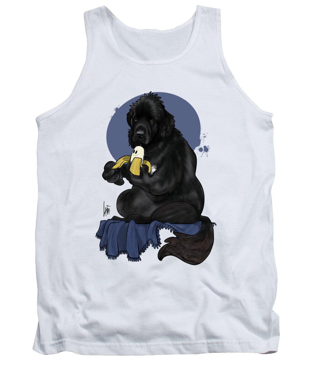 6053 Tank Top featuring the drawing 6053 Calabrese by Canine Caricatures By John LaFree