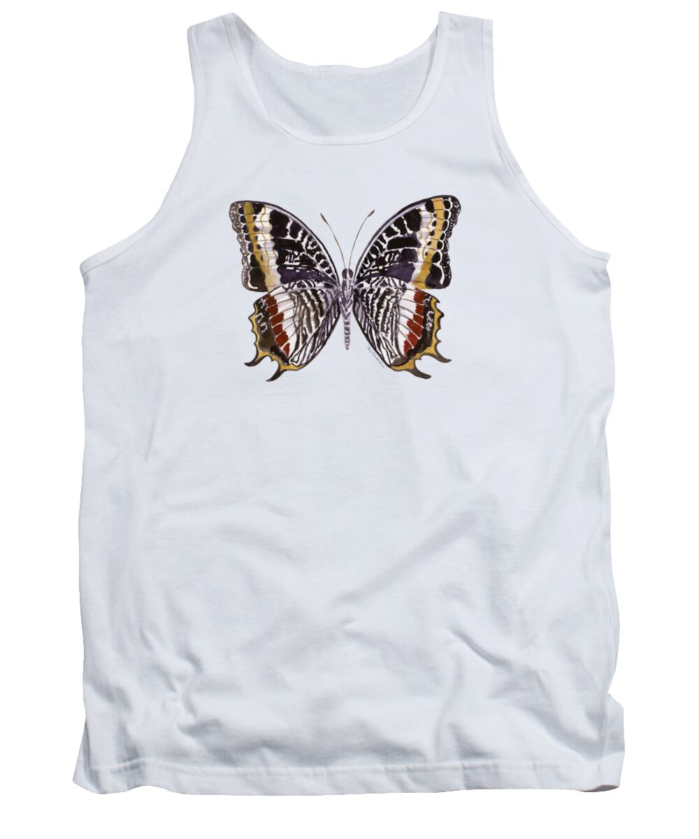 Castor Butterfly Tank Top featuring the painting 88 Castor Butterfly by Amy Kirkpatrick