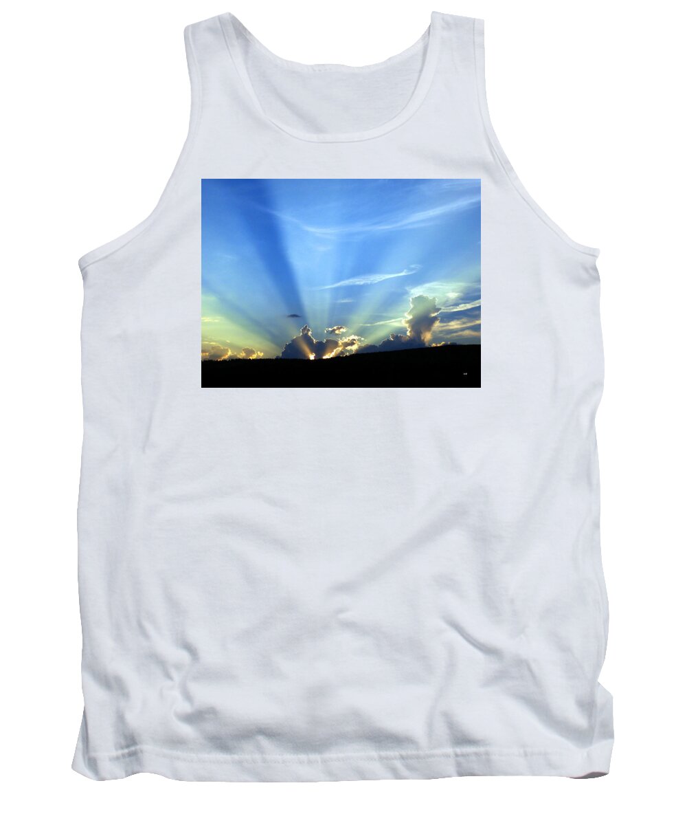 Sundown Tank Top featuring the photograph A Heavenly Sunset by Will Borden