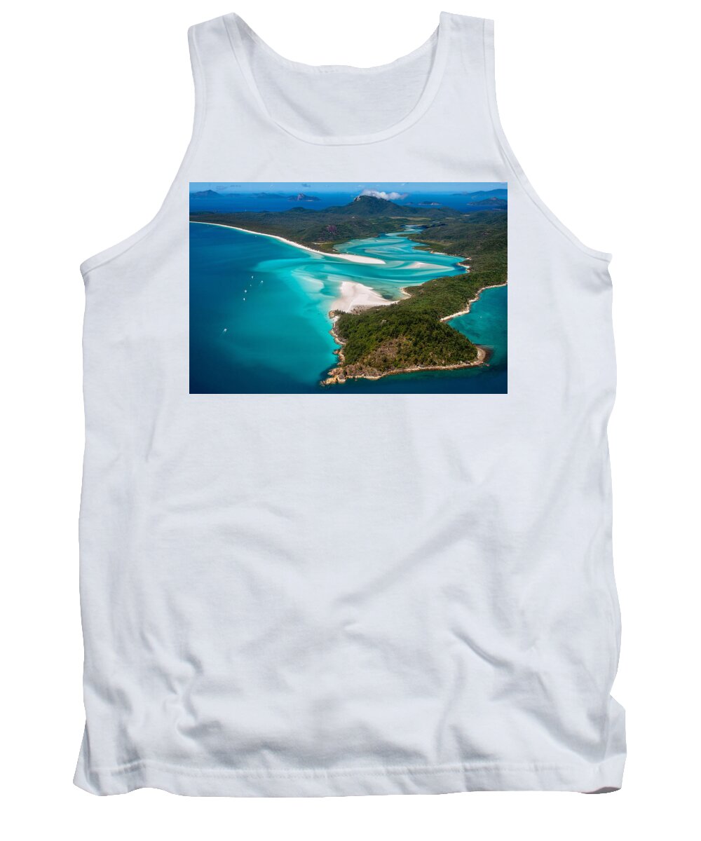 Whitsundays Tank Top featuring the photograph Australia - Whitsundays by Olivier Parent