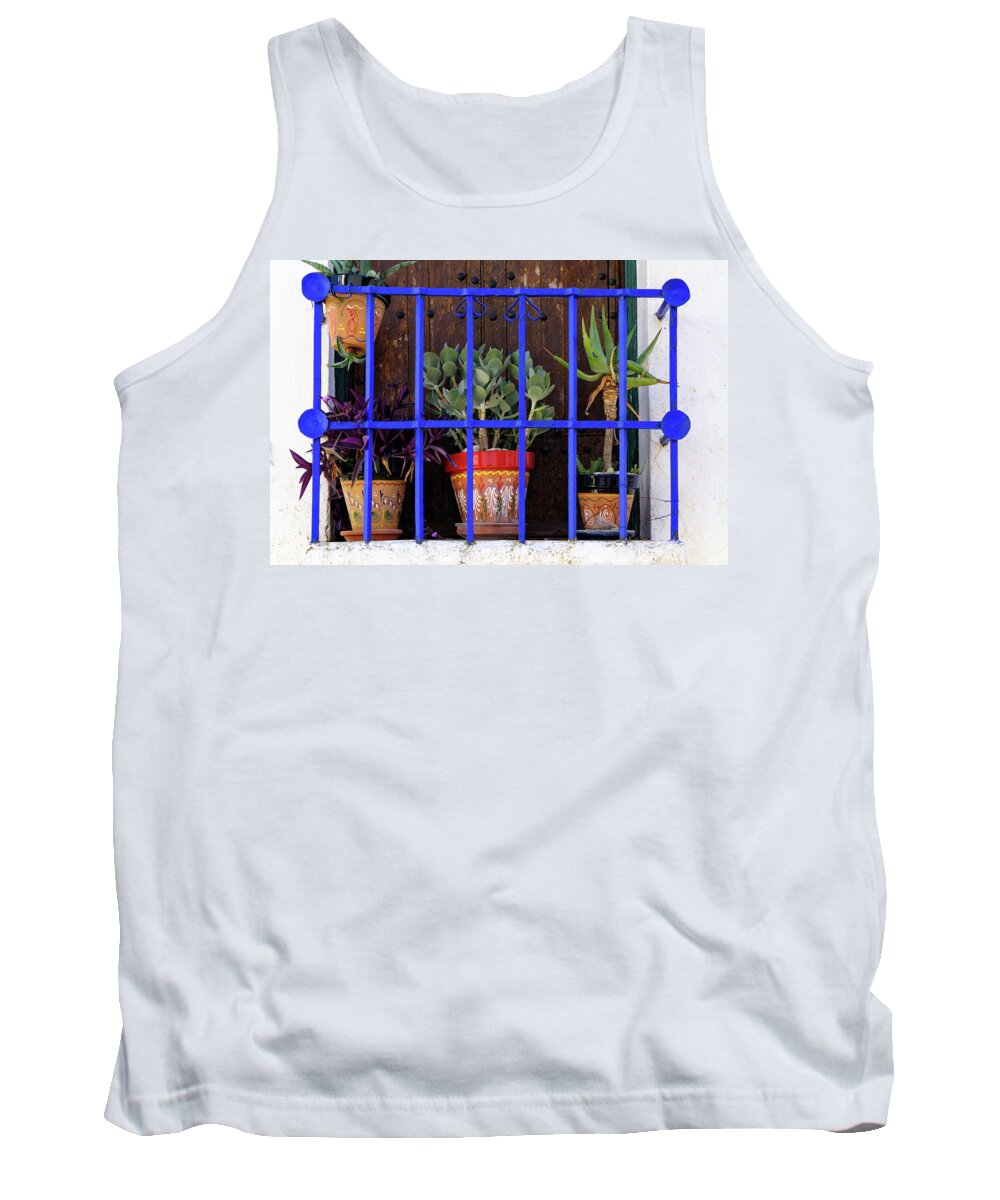 Balcony Tank Top featuring the photograph Balcony display by Gary Browne