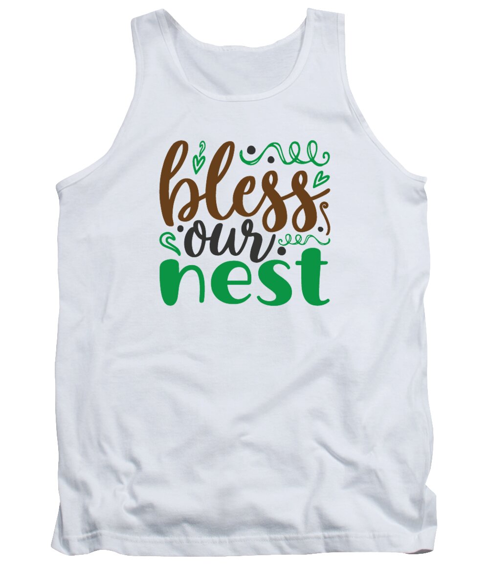 Boxing Day Tank Top featuring the digital art Bless our nest by Jacob Zelazny