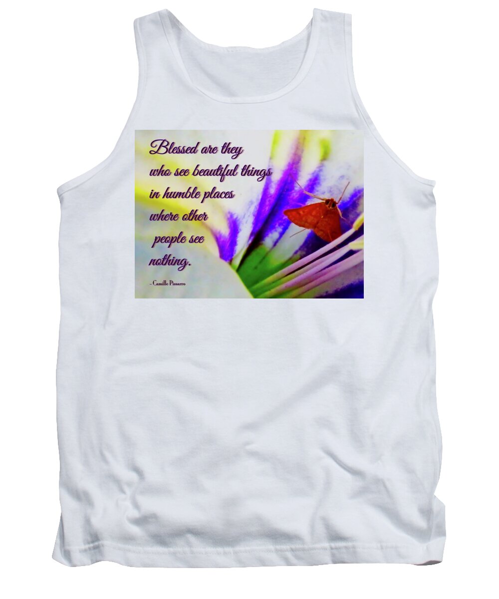 Adage Tank Top featuring the photograph Blessed by Judy Kennedy