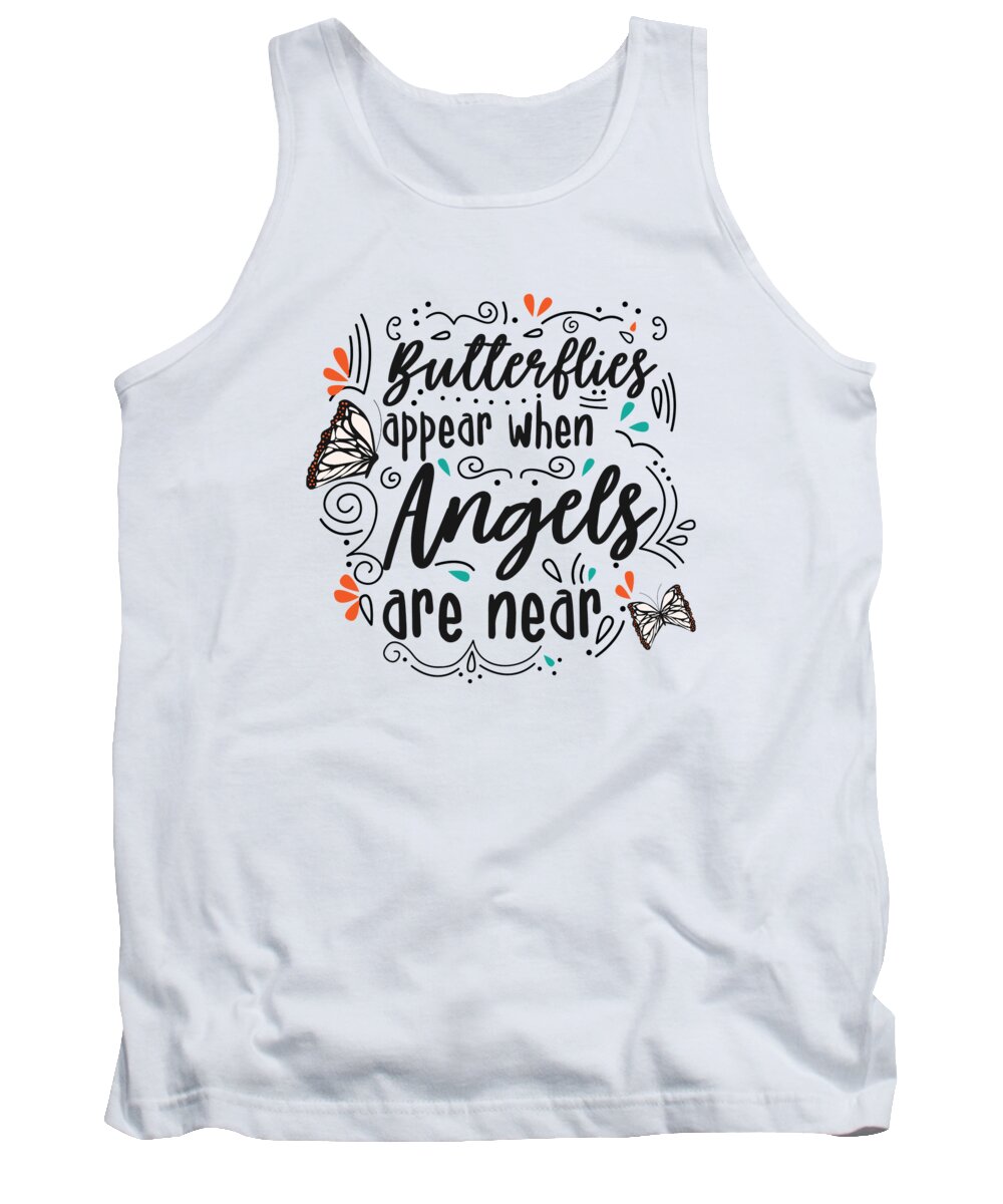 Entomologist Tank Top featuring the digital art Butterfly Entomologist Butterflies Angels Colorful Insects by Toms Tee Store