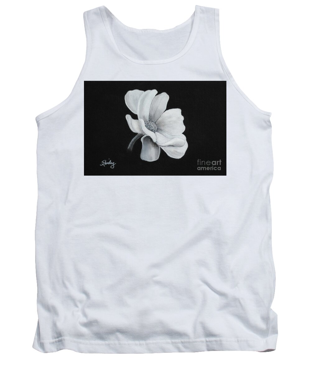 Flower Tank Top featuring the painting Cosmos by Shirley Dutchkowski