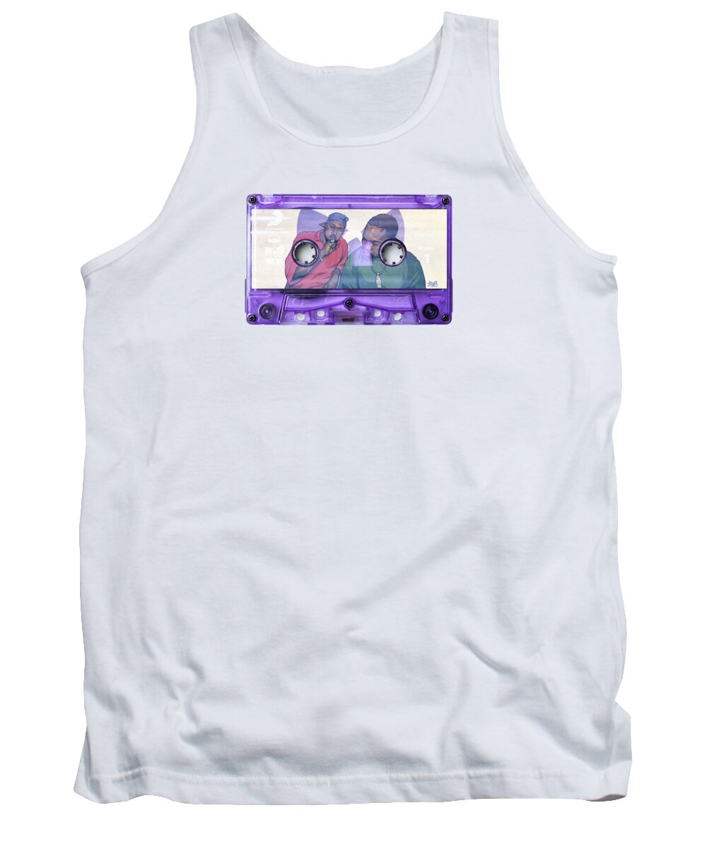 Chef Tank Top featuring the drawing Cuban Linx 25 by Miggs The Artist