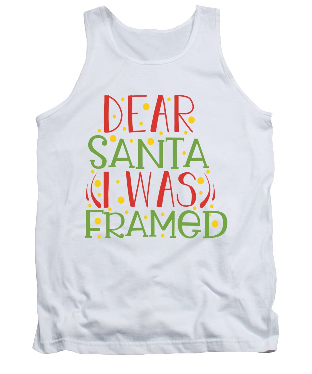 Boxing Day Tank Top featuring the digital art Dear Santa I Was Framed by Jacob Zelazny