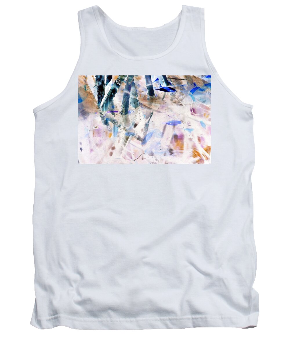 Surreal-nature-photos Tank Top featuring the digital art Down Under by John Hintz