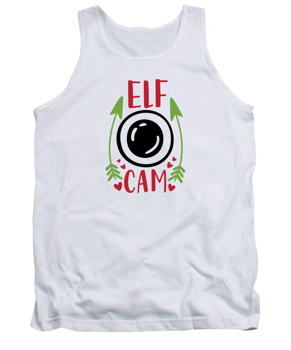 Boxing Day Tank Top featuring the digital art Elf cam by Jacob Zelazny