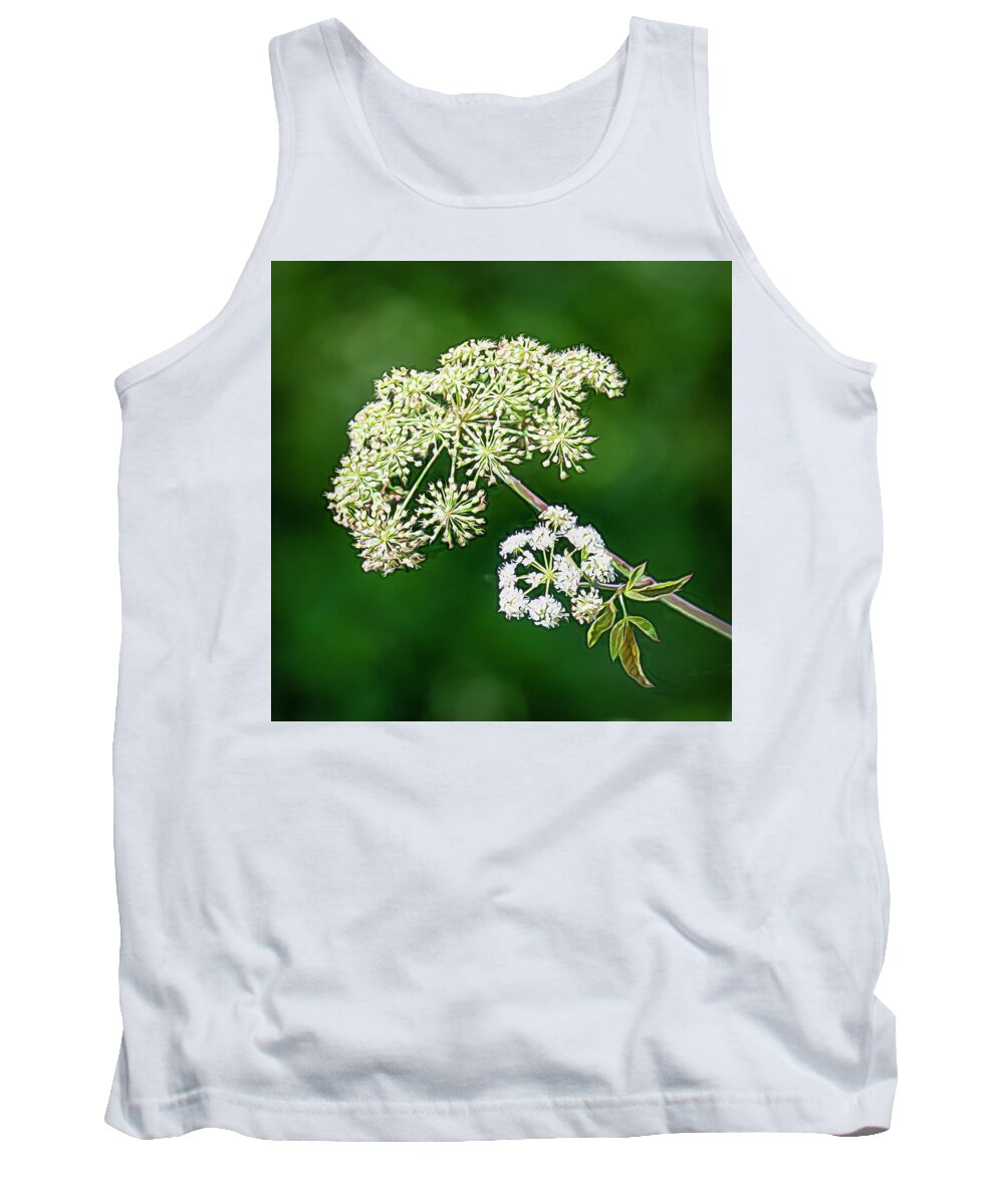 Flower Tank Top featuring the photograph Flower Fireworks by Ginger Stein