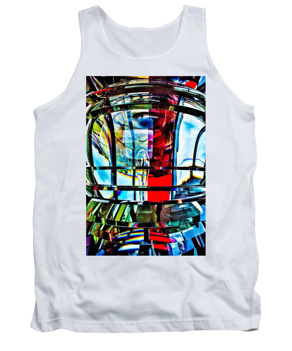 Fresnel Lens Tank Top featuring the photograph Fresnel Lens by Addison Likins