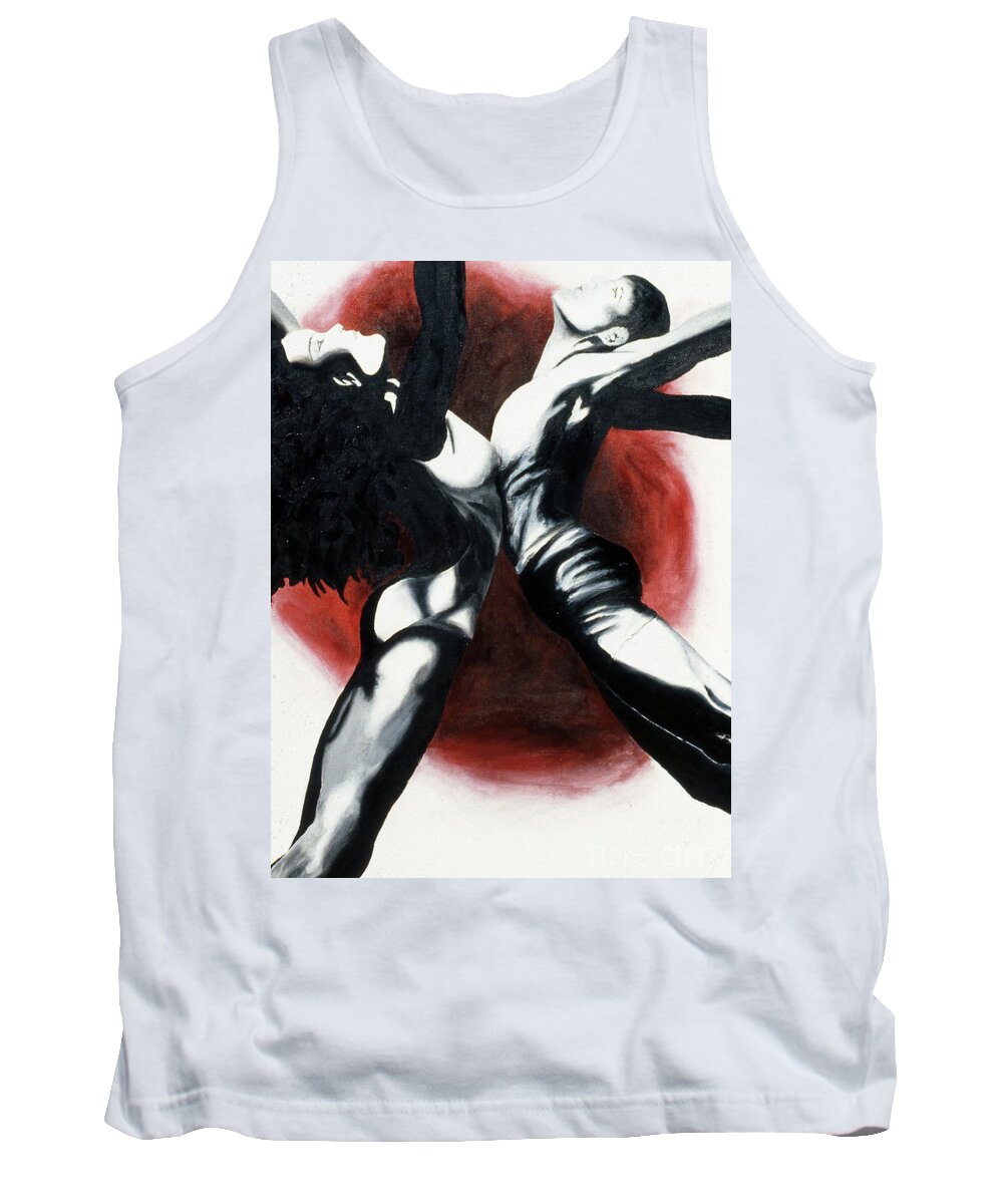 Dancers Tank Top featuring the painting God I Want To Dance by Pamela Henry