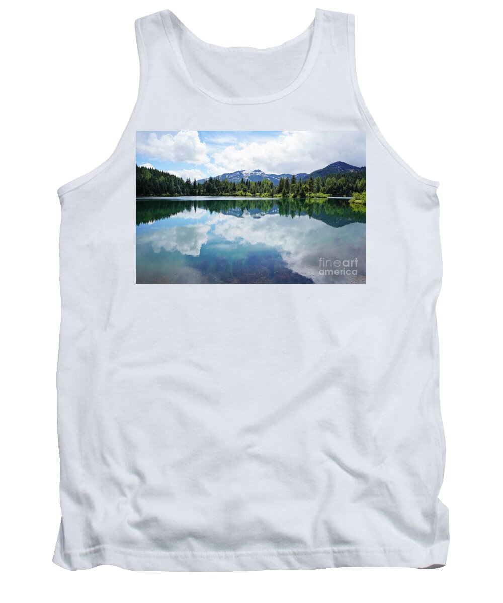 Clouds Tank Top featuring the photograph Gold Creek by Sylvia Cook