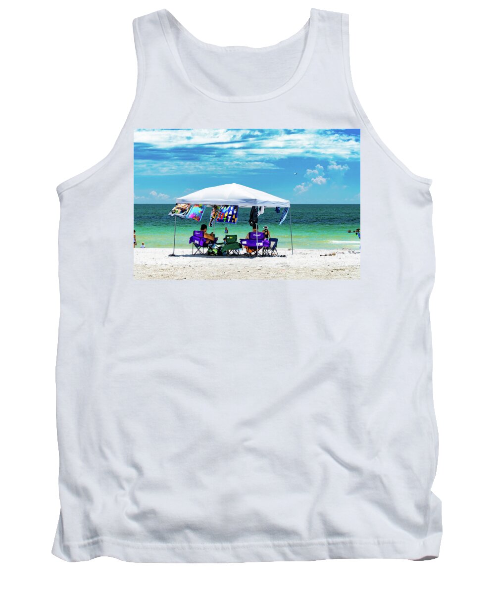 Florida Tank Top featuring the photograph Happy Place by Marian Tagliarino