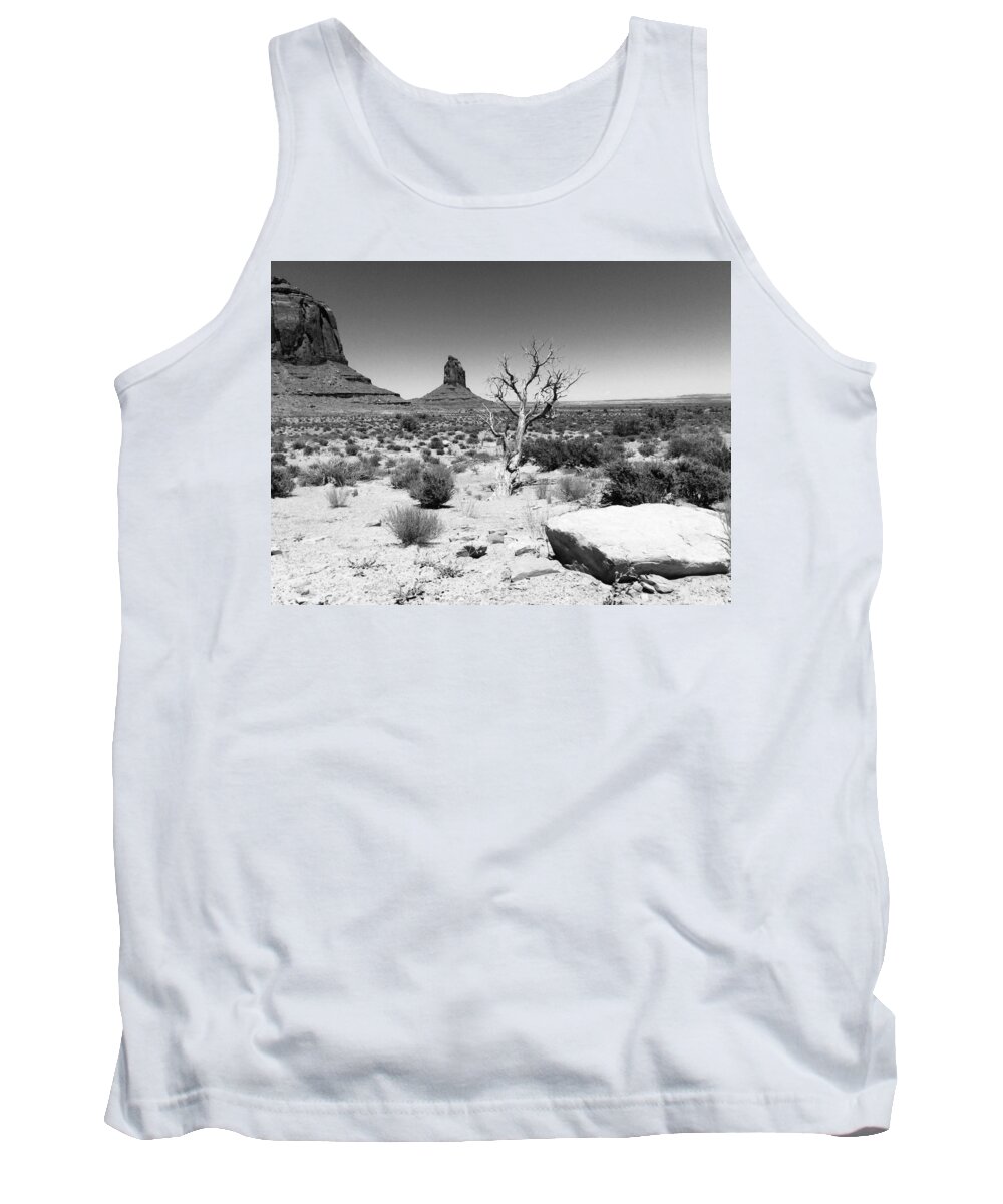 Tree Tank Top featuring the photograph Hardscrabble Land by Calvin Boyer