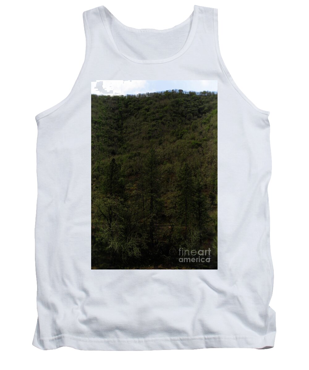 Oregon Tank Top featuring the photograph Hill and Sky II by Theresa Fairchild