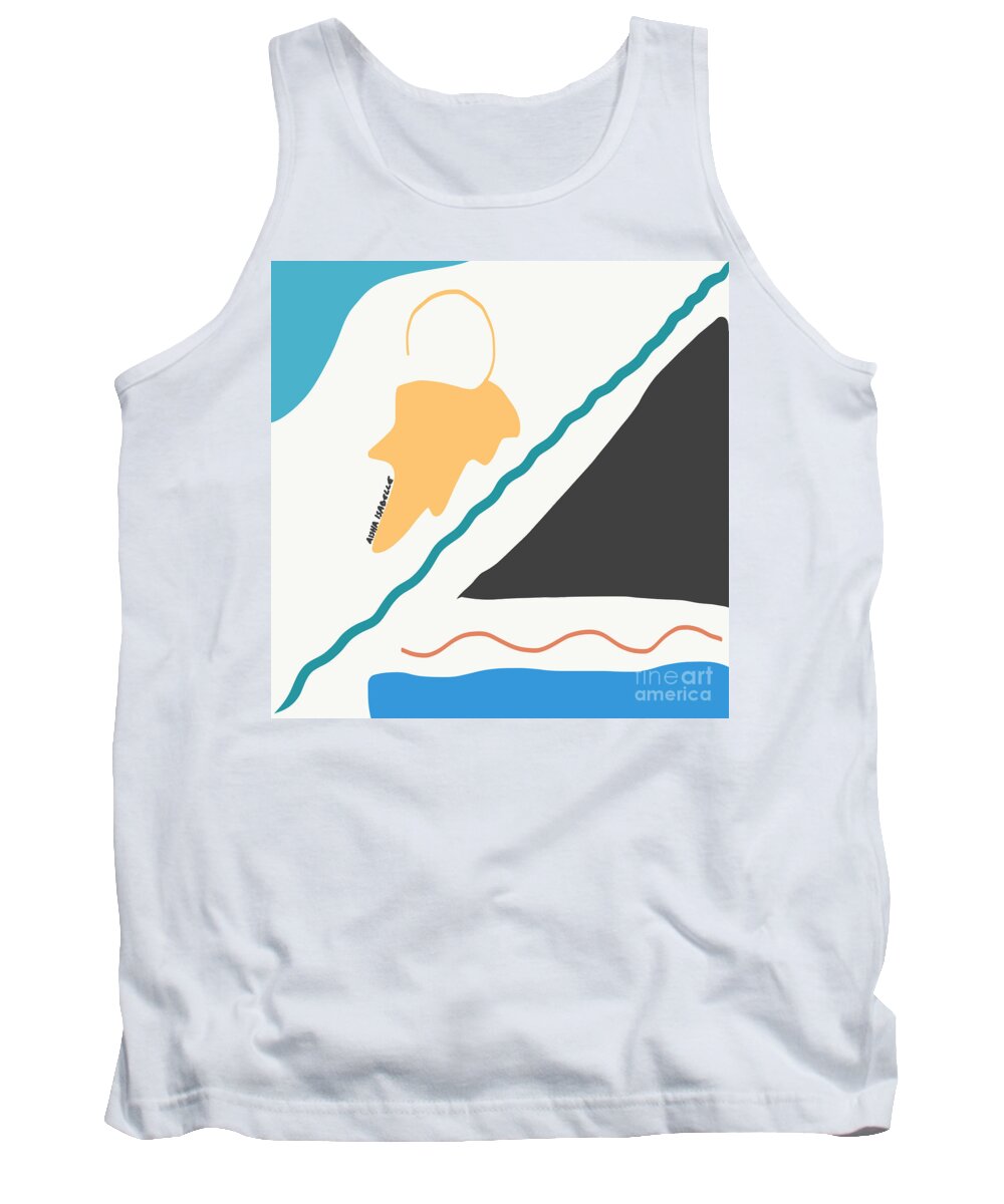 Journey Tank Top featuring the digital art Journey by Aisha Isabelle
