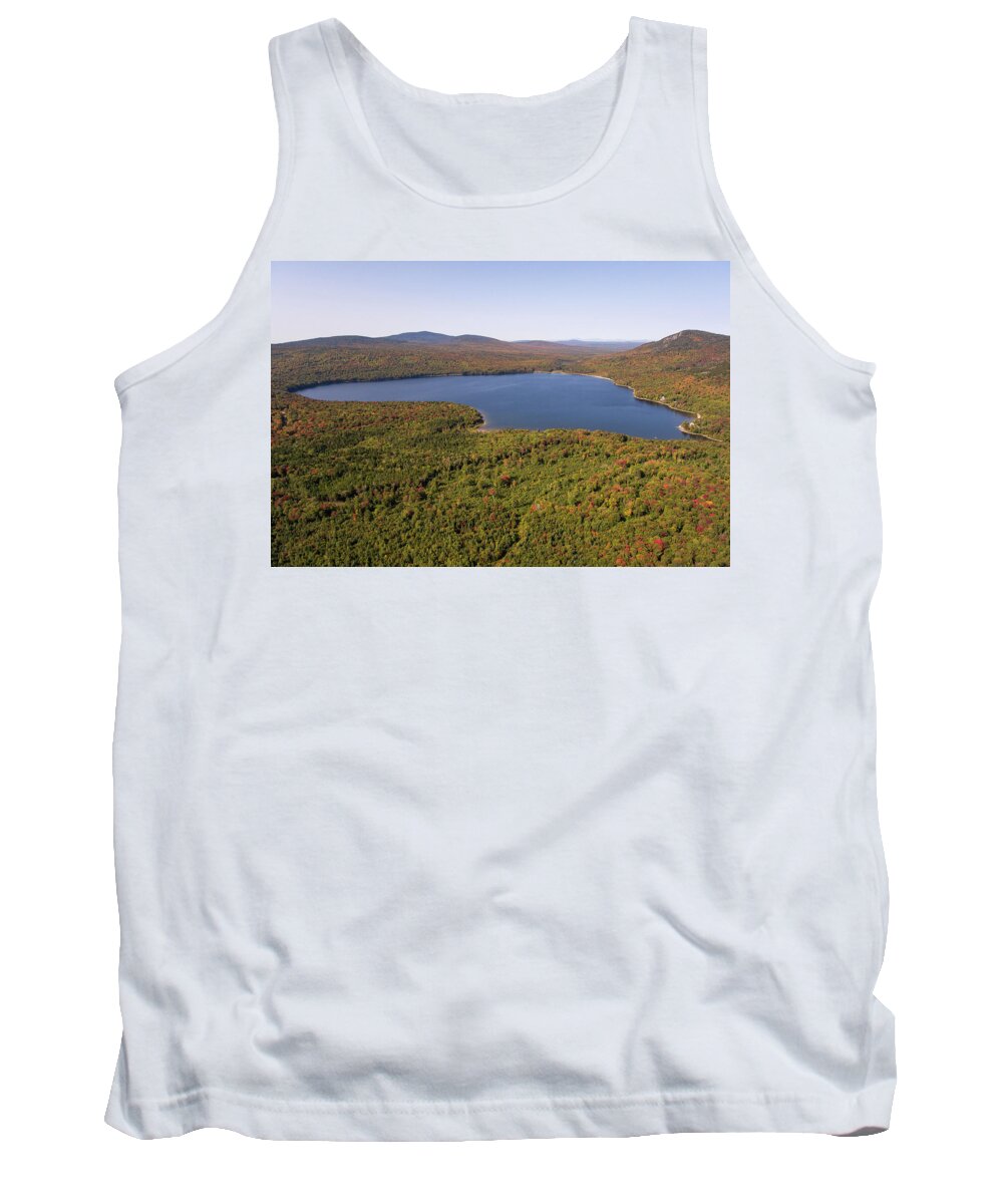 Vermont Photography Tank Top featuring the photograph Little Averill Lake by John Rowe