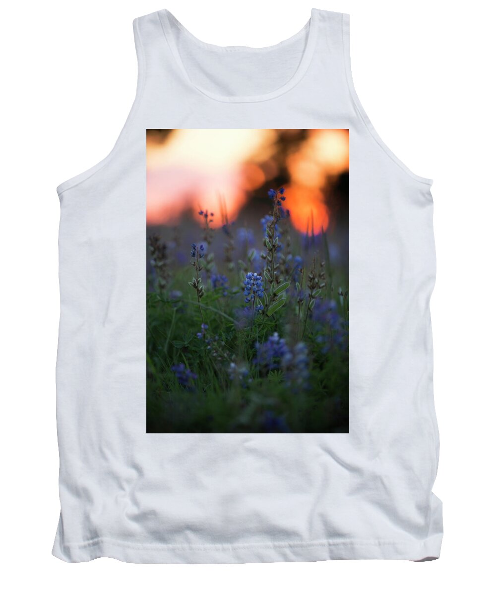  Tank Top featuring the photograph Lupine Sunset by Nicole Engstrom