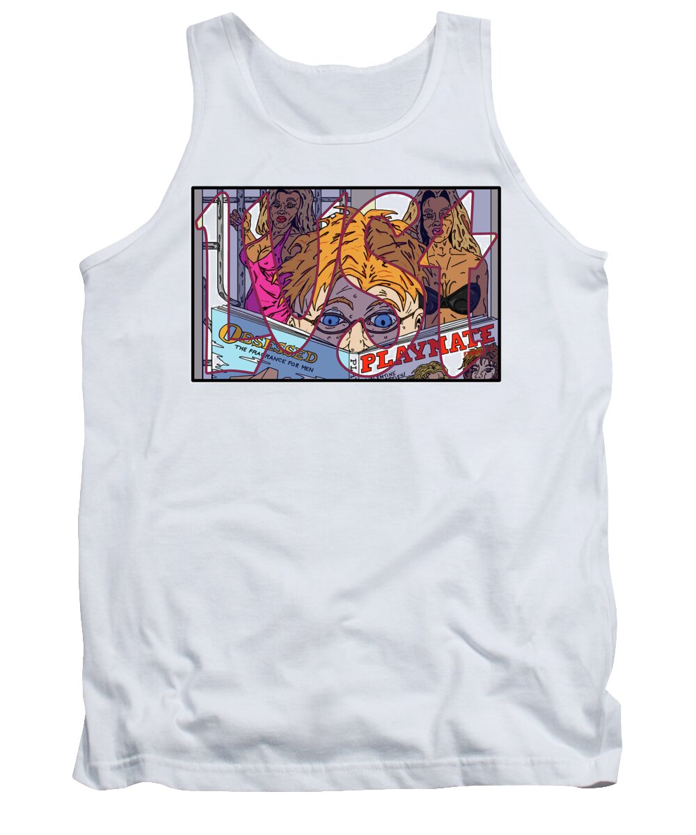 Lust Tank Top featuring the digital art Lust from the Seven Deadly Sins Series by Christopher W Weeks