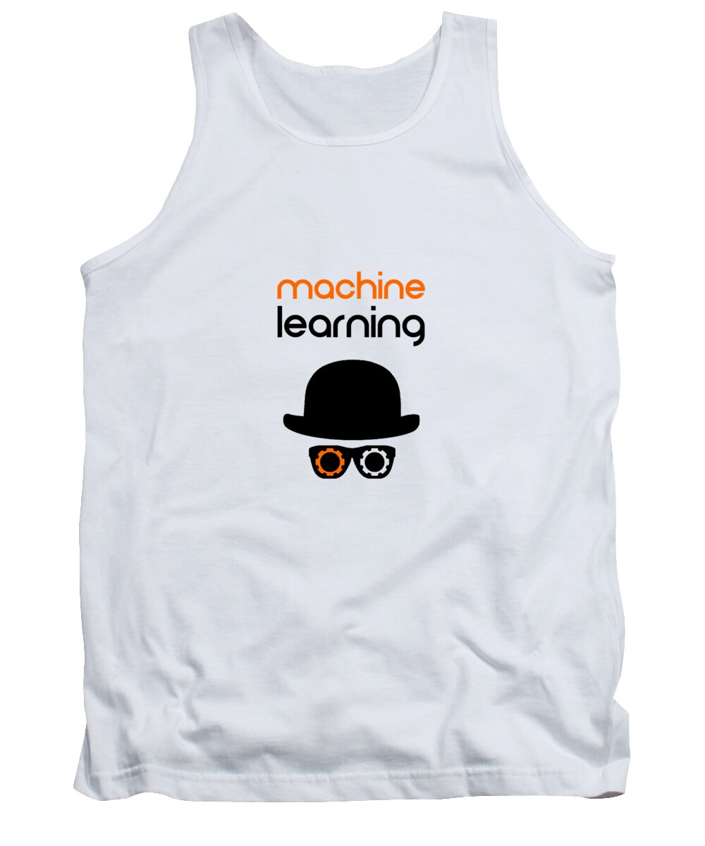 Richard Reeve Tank Top featuring the digital art Machine Learning by Richard Reeve