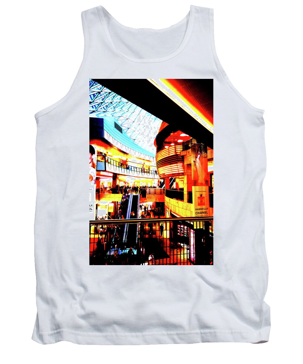 Mall Tank Top featuring the photograph Mall In Warsaw, Poland 4 by John Siest