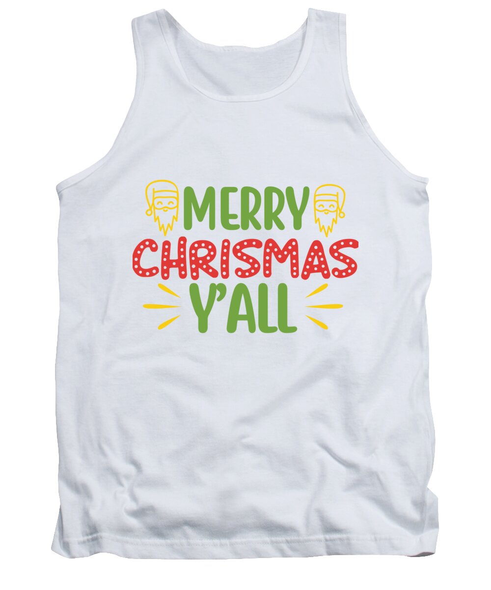 Boxing Day Tank Top featuring the digital art Merry christmas yall by Jacob Zelazny