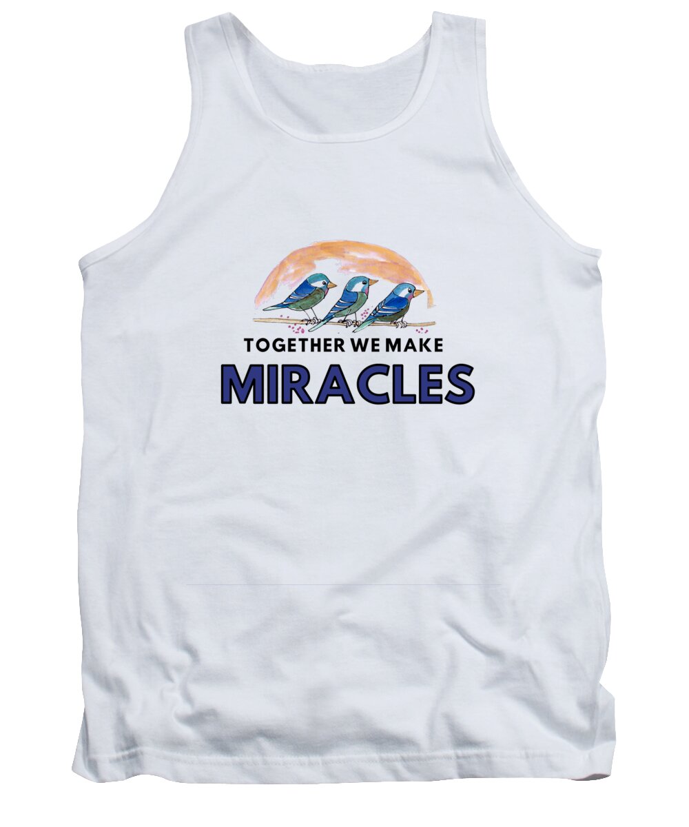Miracles Tank Top featuring the painting Miracles by Sarabjit Singh