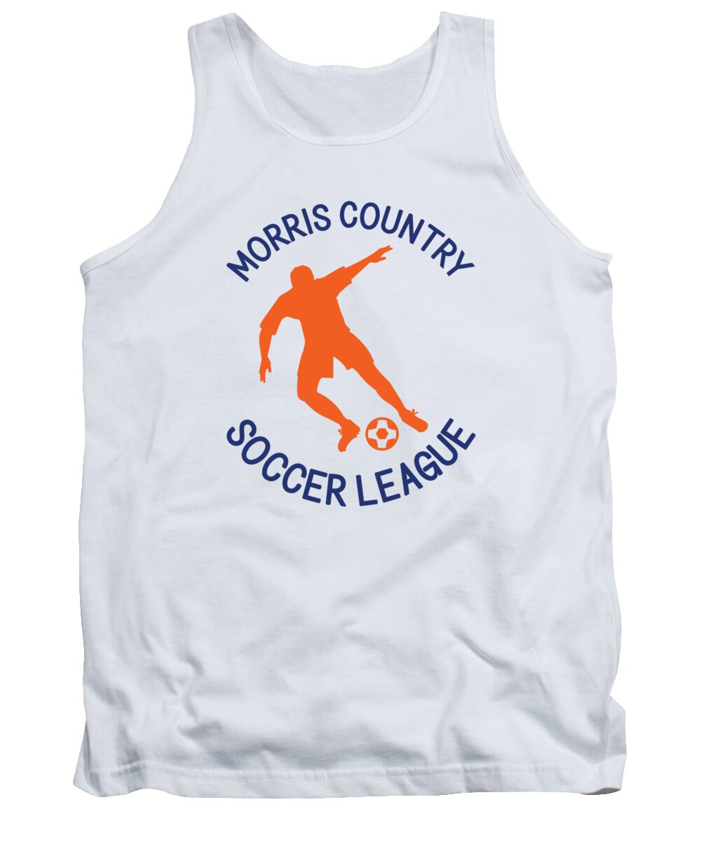 Soccer Tank Top featuring the digital art Morris Country Soccer League by Jacob Zelazny