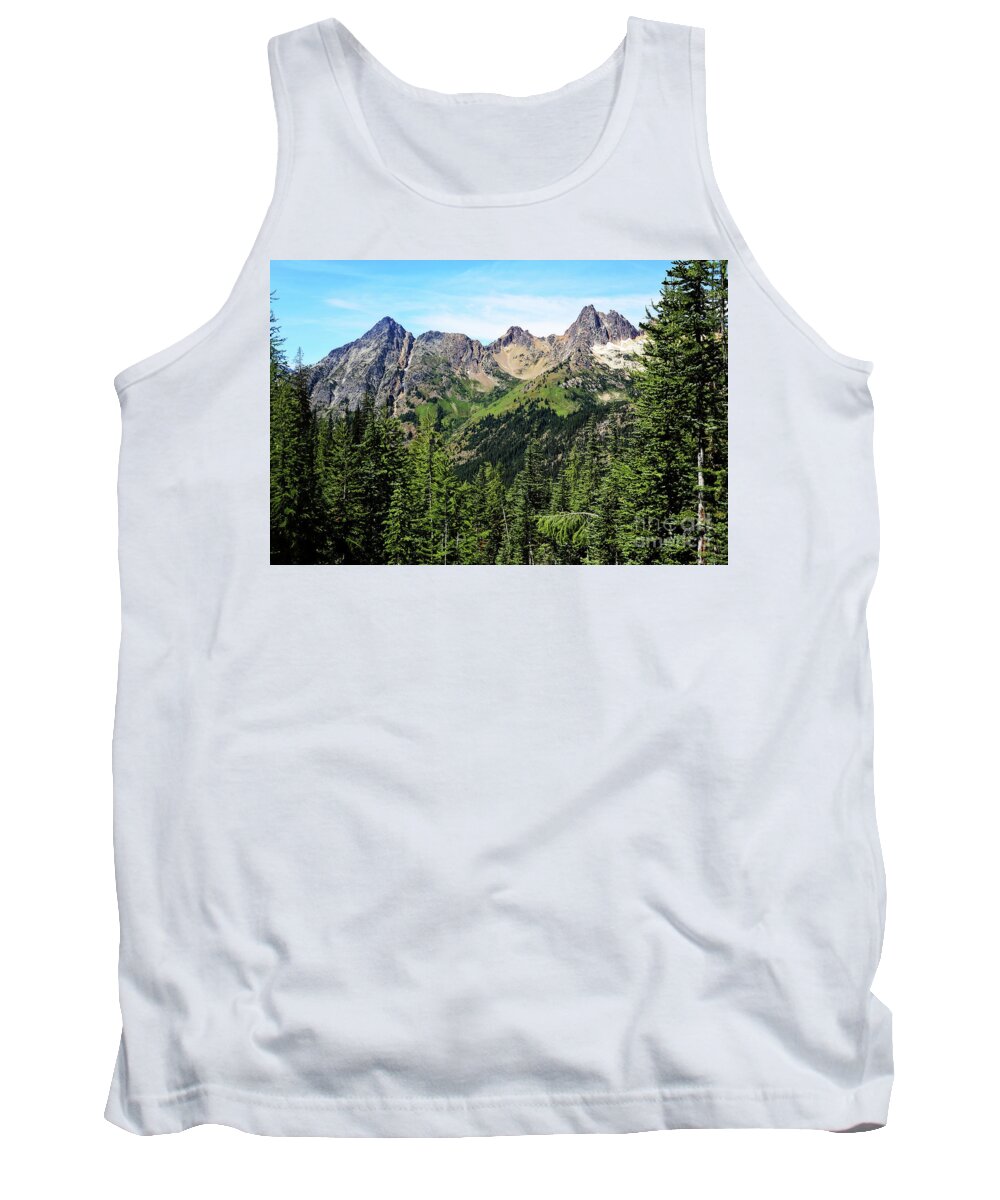 Mountains Tank Top featuring the photograph North Cascades by Sylvia Cook