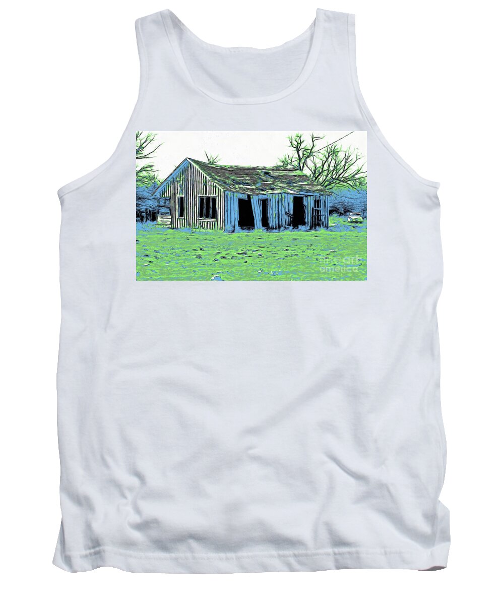 Building Tank Top featuring the photograph Old building #3 by Fran Woods