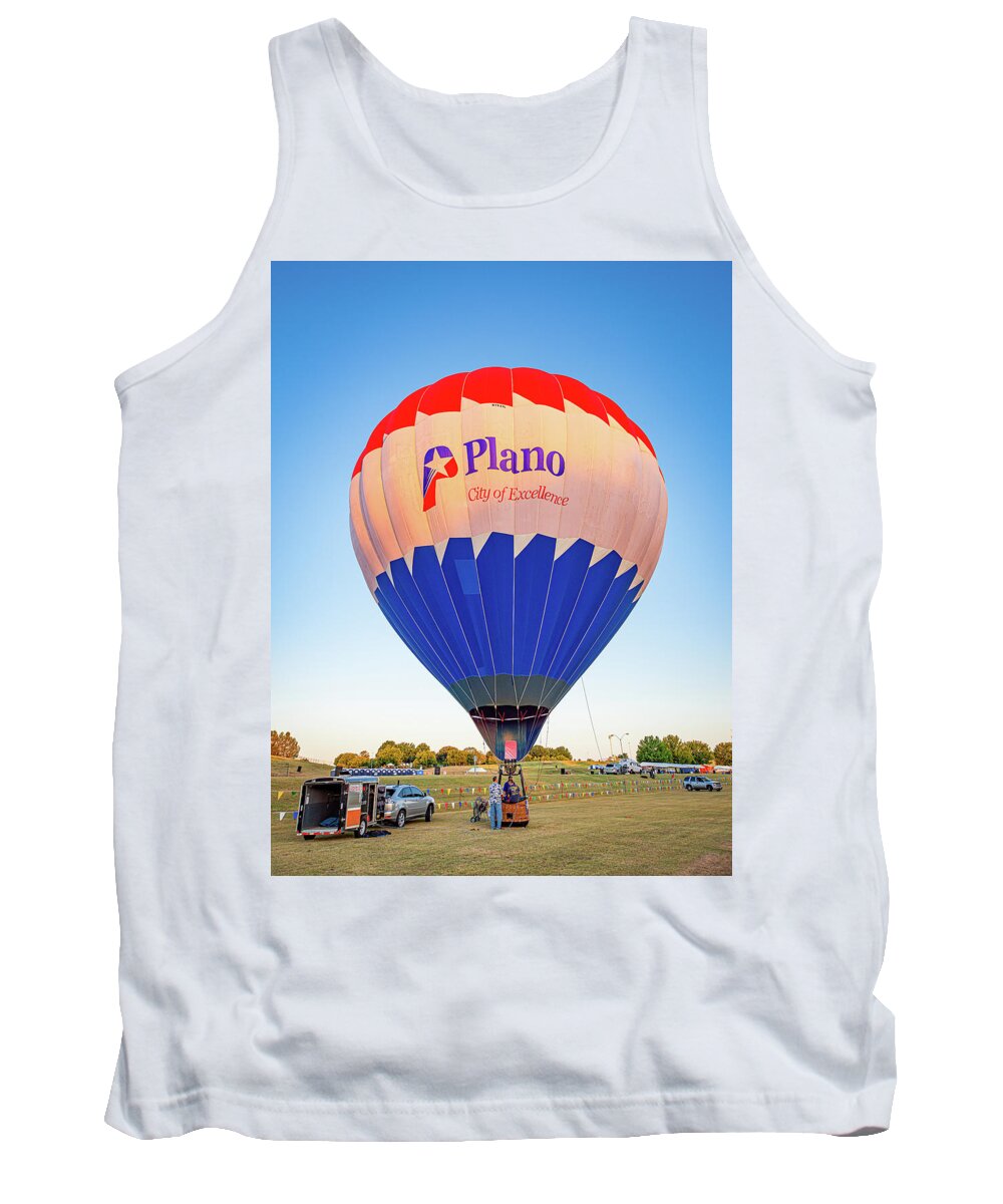 Plano Tank Top featuring the photograph Plano Balloon Fest by David Downs