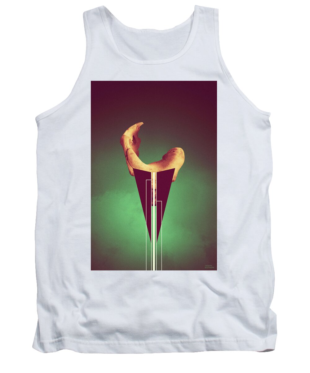 Abstract Tank Top featuring the photograph Psychic Horns by Joseph Westrupp