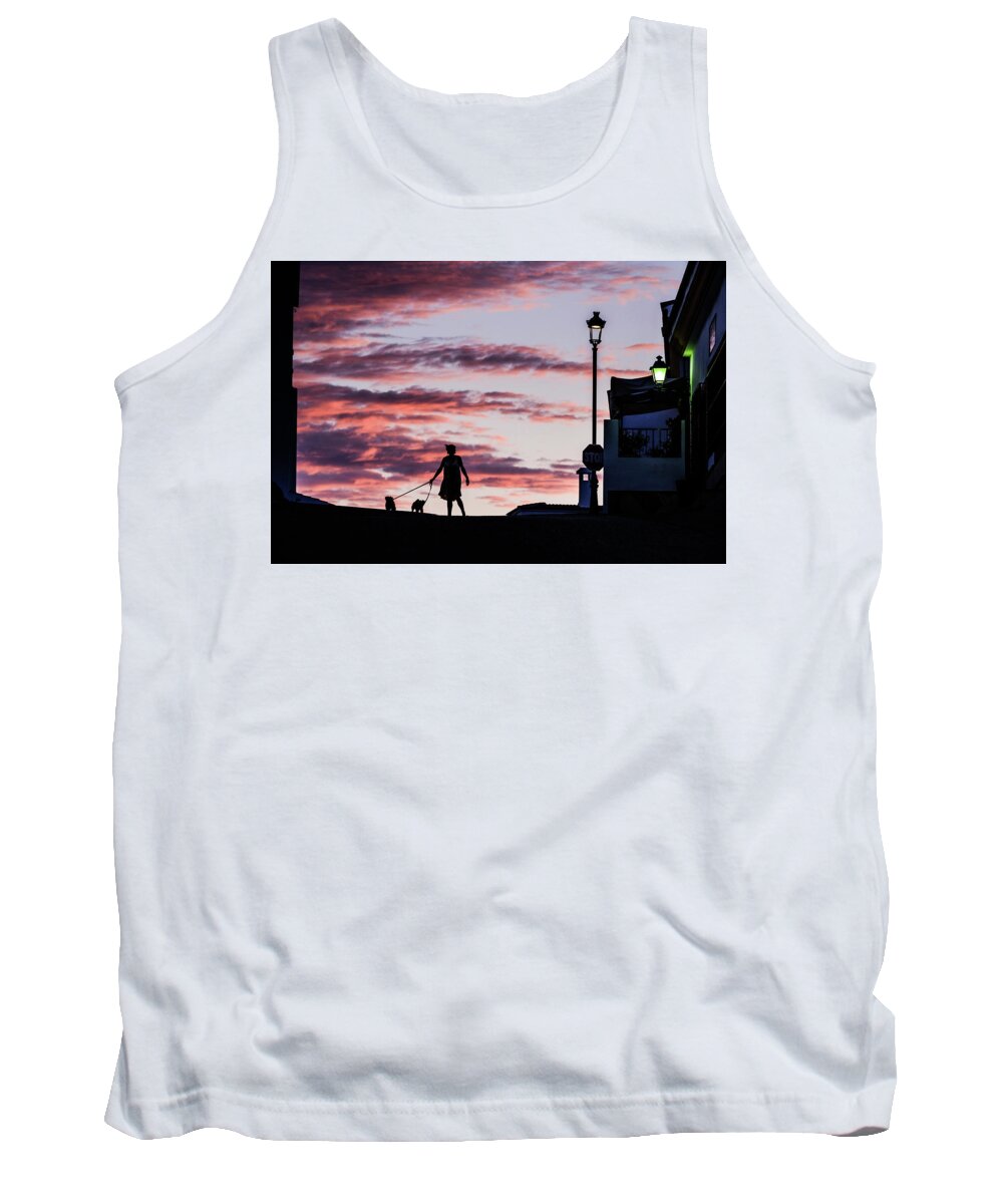 Andalucía Tank Top featuring the photograph Pueblo in the sky by Gary Browne