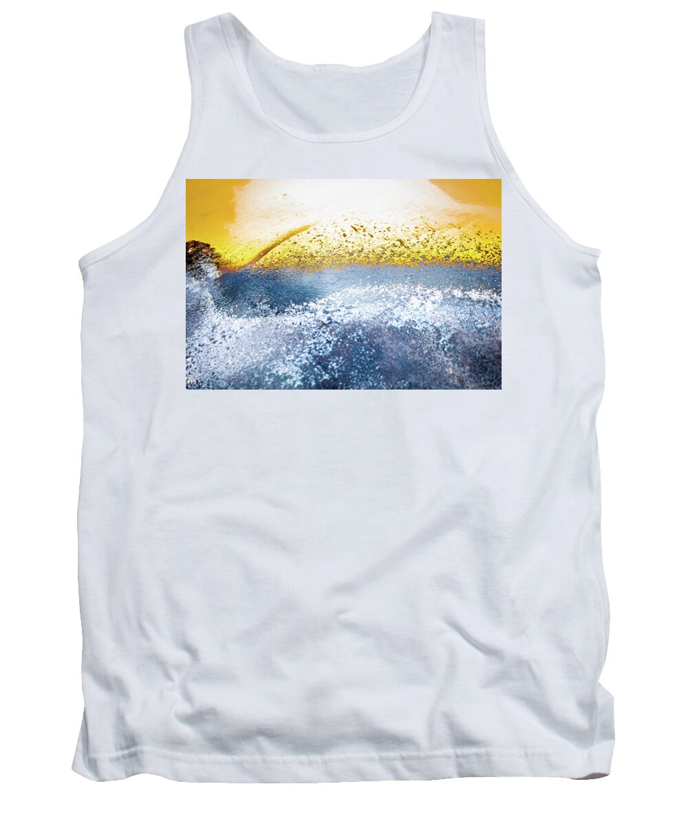 Abstract Tank Top featuring the photograph Rocky Shore by Liquid Eye