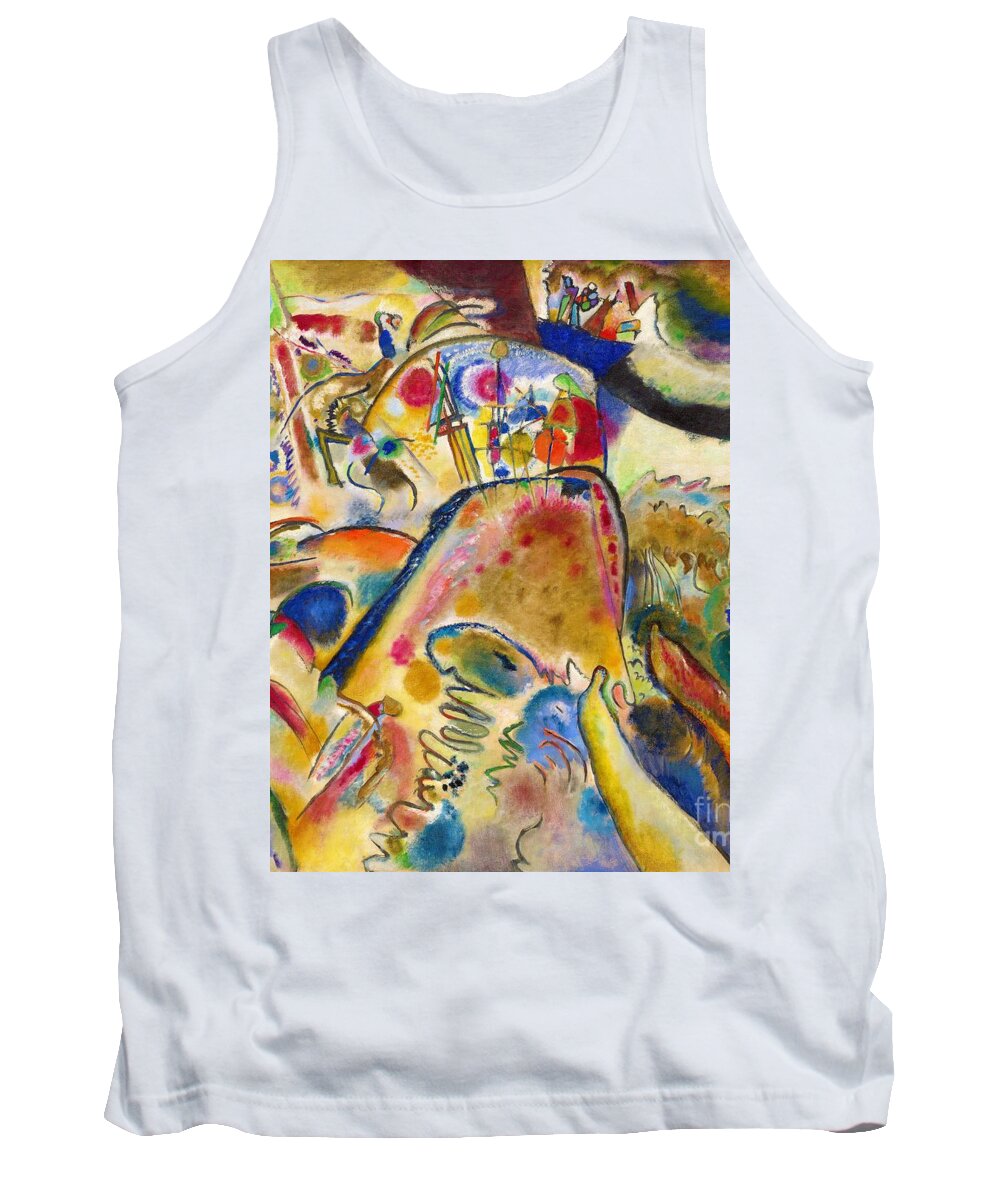 Small Pleasures Tank Top featuring the painting Small Pleasures by Alexandra Arts