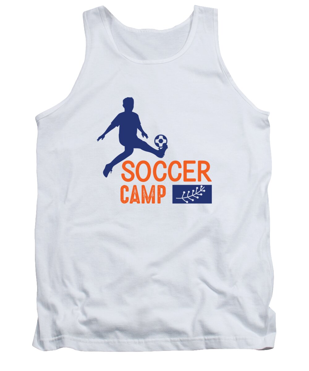 Soccer Tank Top featuring the digital art Soccer camp by Jacob Zelazny