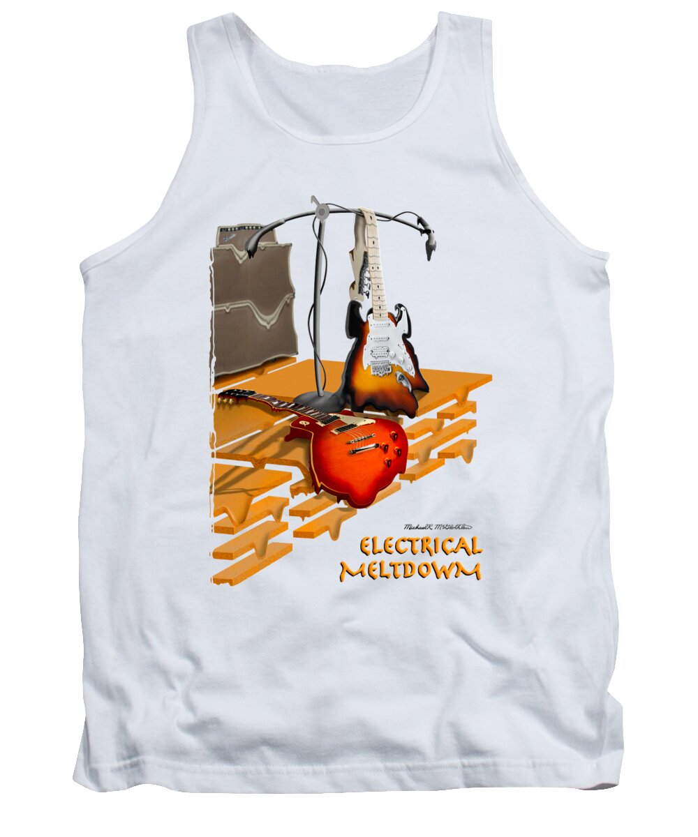 T-shirt Tank Top featuring the photograph Soft Guitar - 3 by Mike McGlothlen