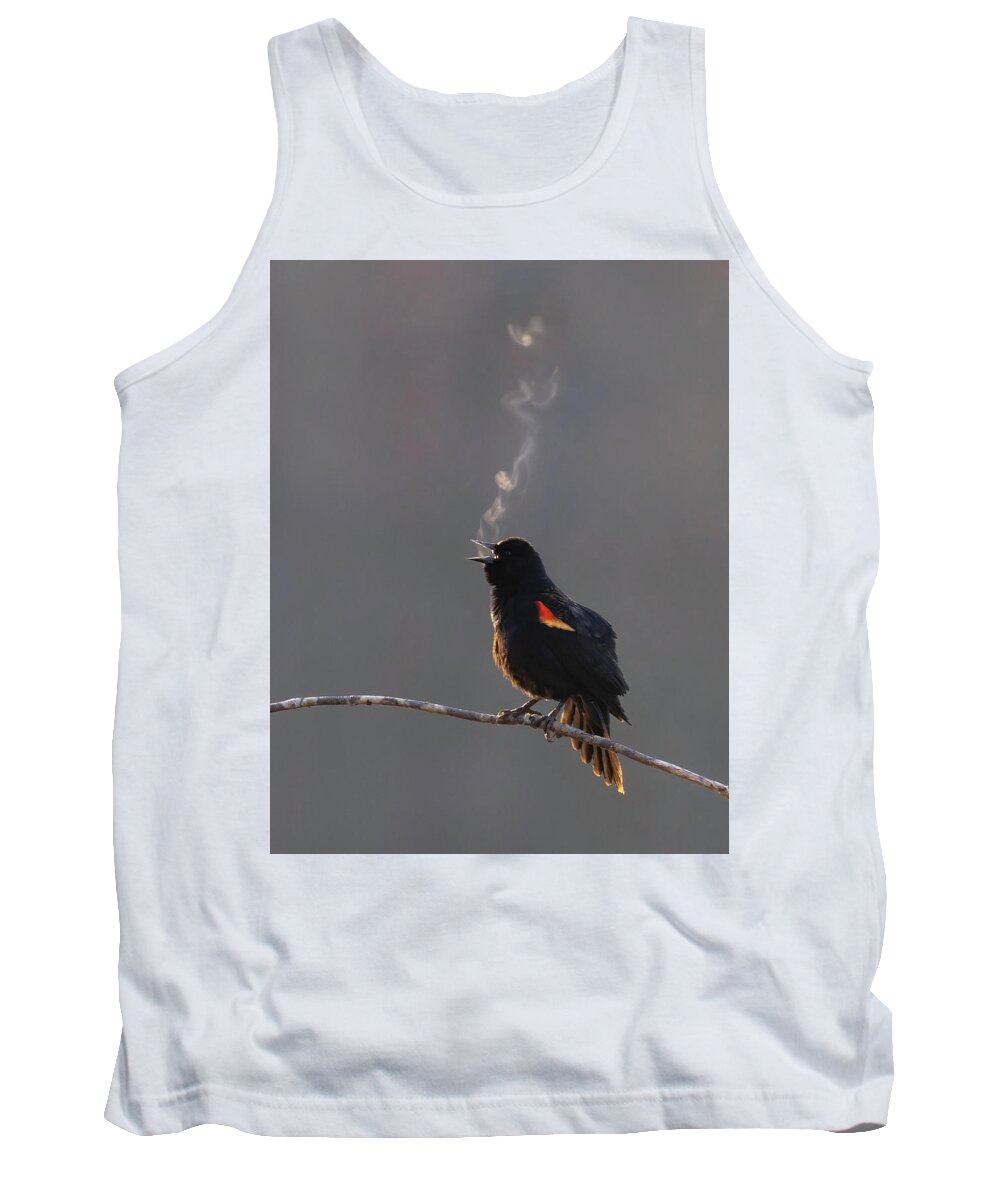 Bird Tank Top featuring the photograph Song Exhale by Art Cole