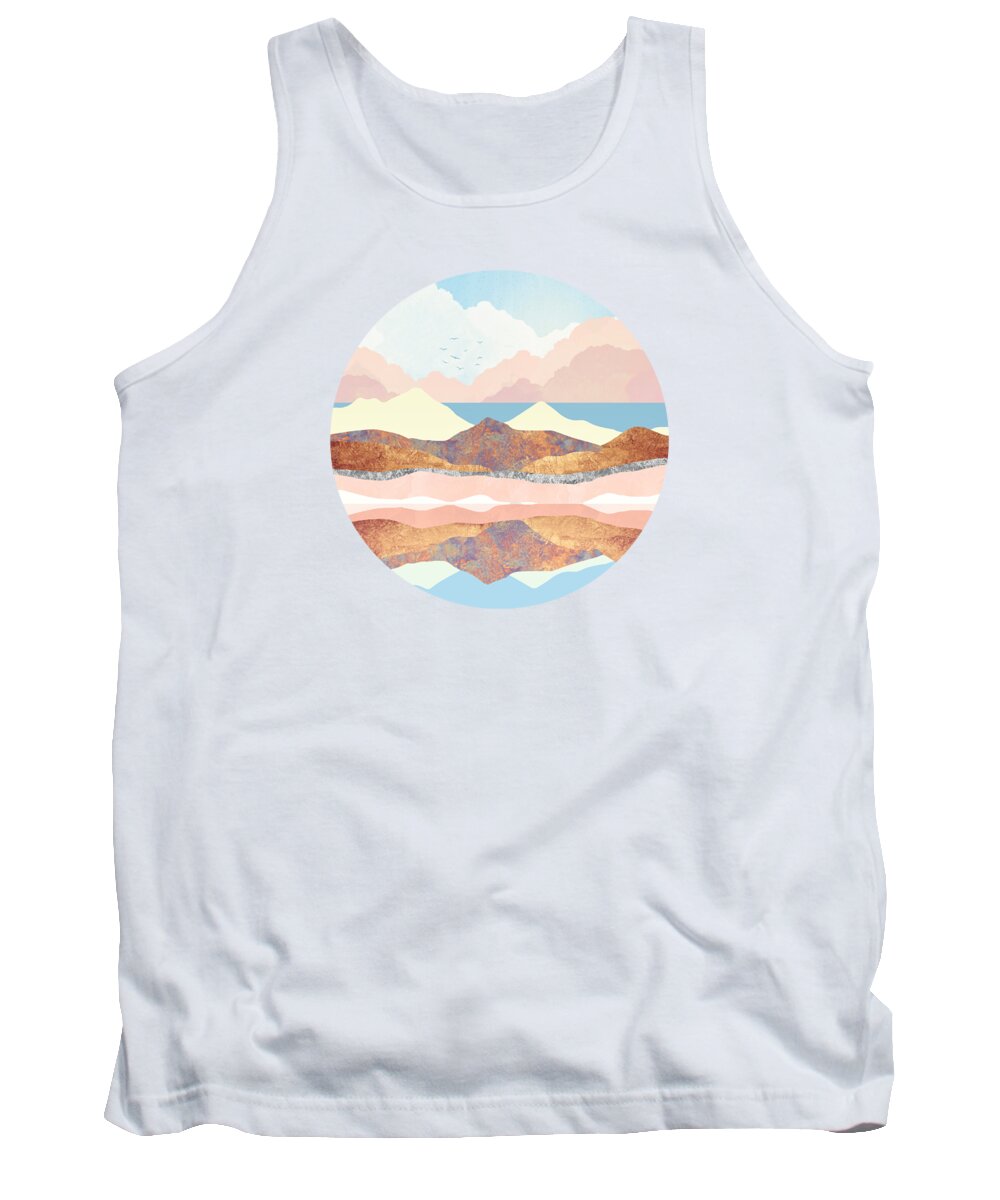 Digital Tank Top featuring the digital art Summers Day by Spacefrog Designs