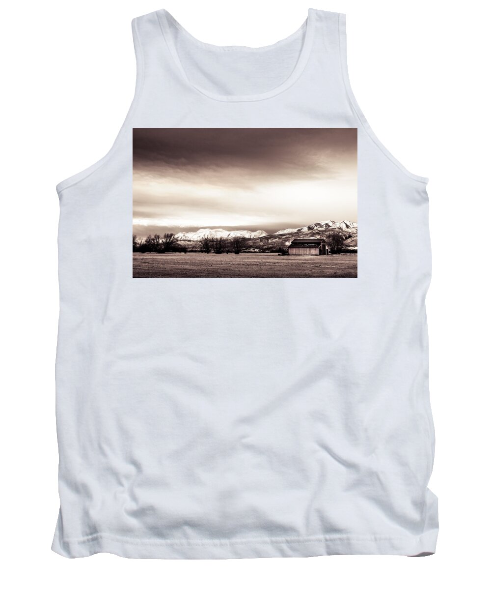 Utah Tank Top featuring the photograph The Last Ranches of the Heber Valley 1 by Mark Gomez